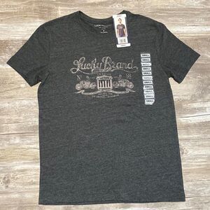 Lucky Brand Denim Shirt Short Sleeve Mens Size Small